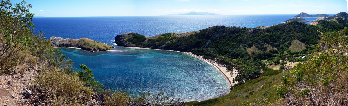 Baye de Pompierre with Dominica in the distance