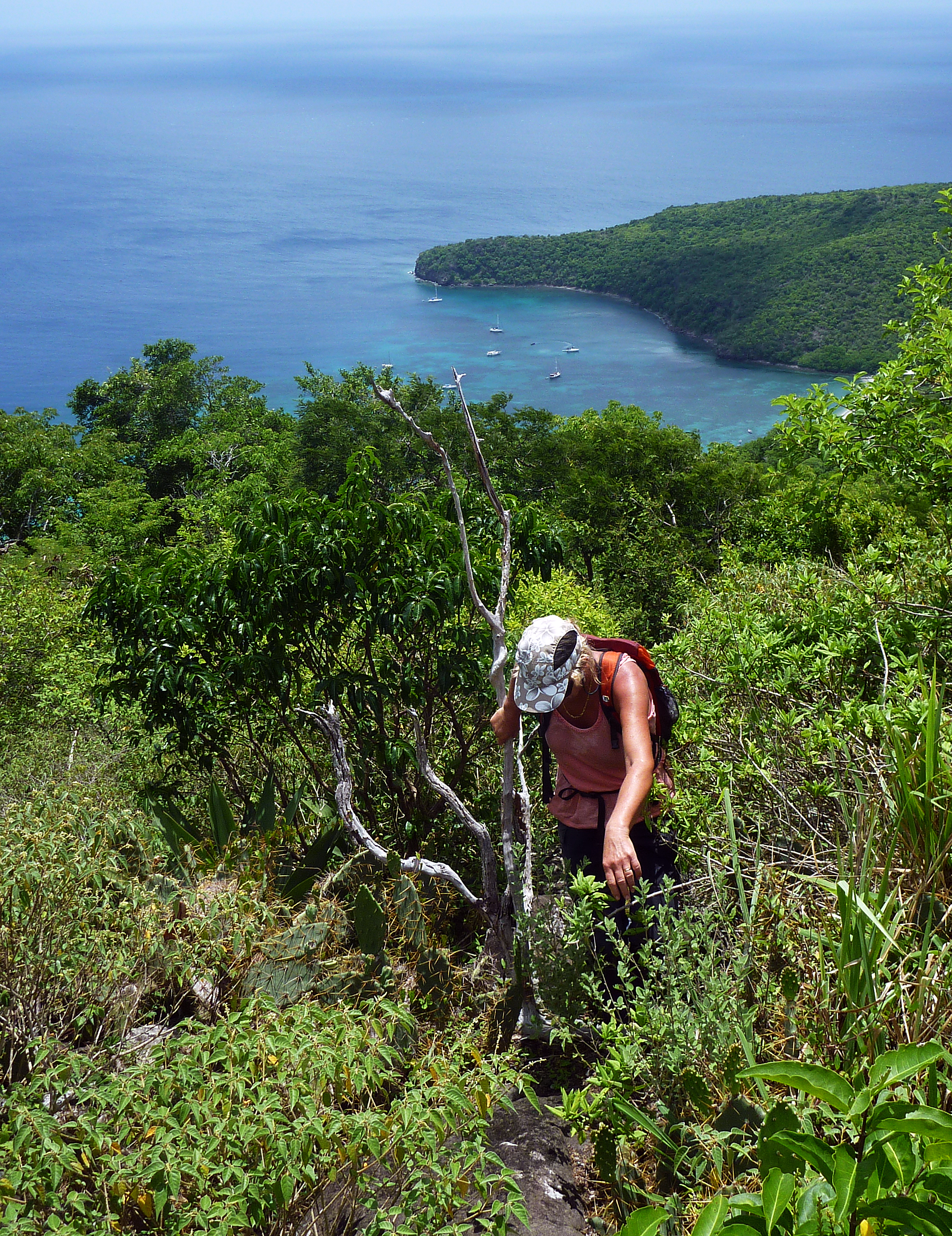 Finding a route near the top
