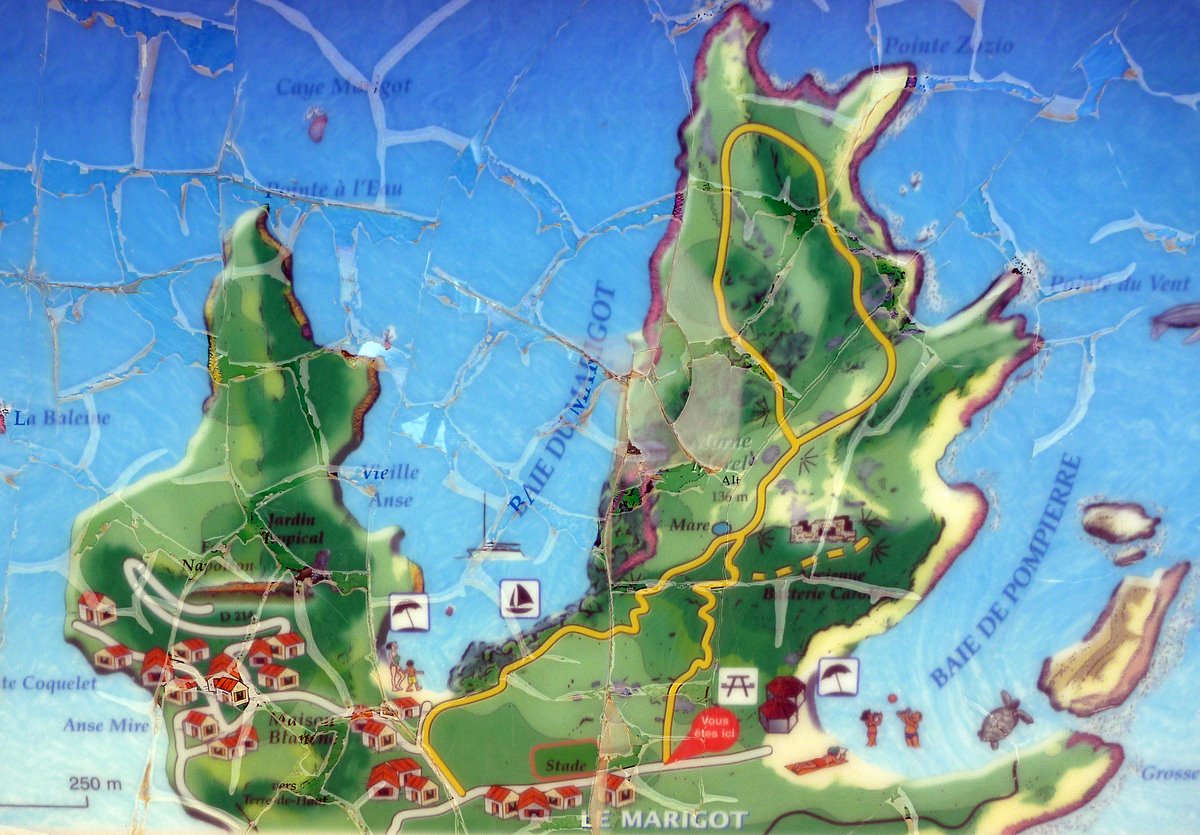 Follow the yellow route