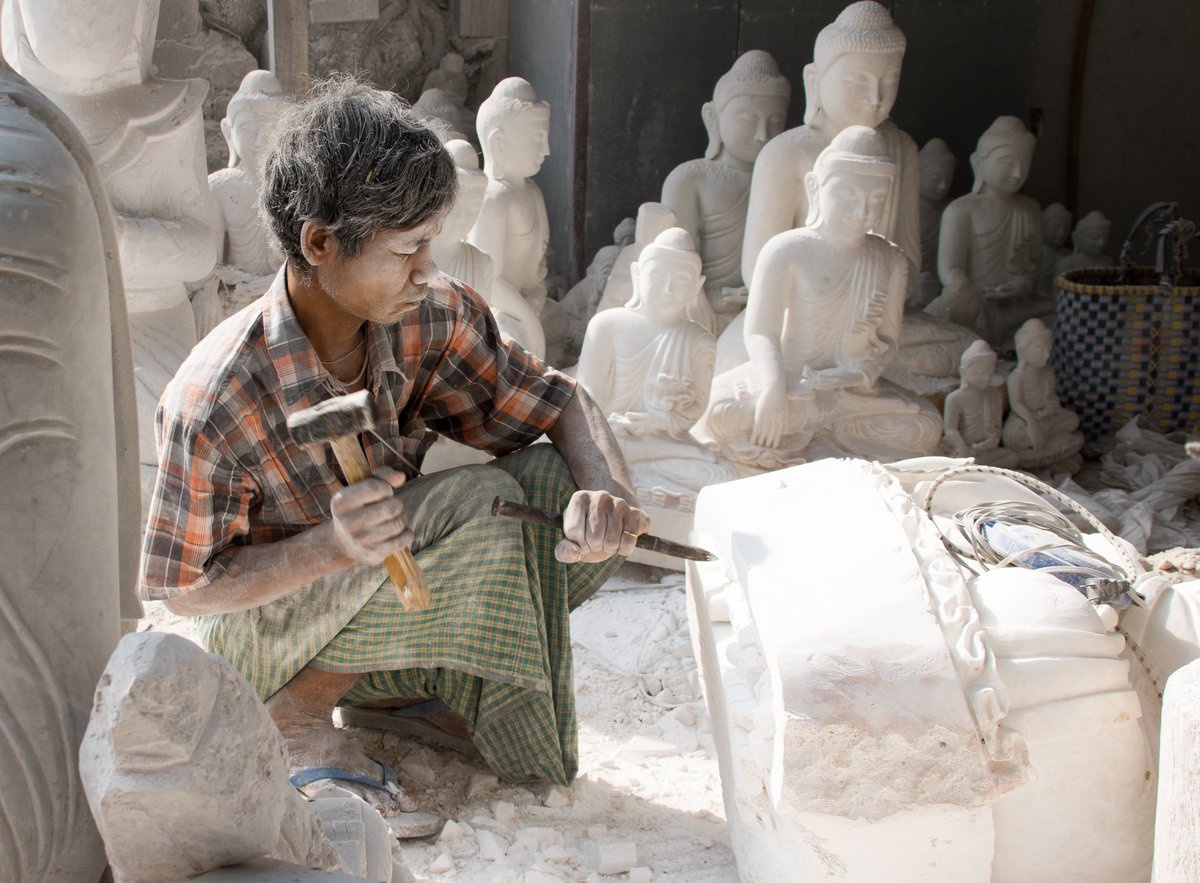Traditional Stone Carver Traditional Stone Carver