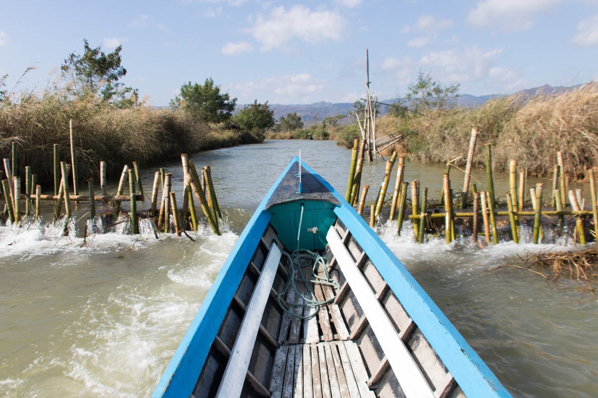 Driving over a weir Driving over a weir