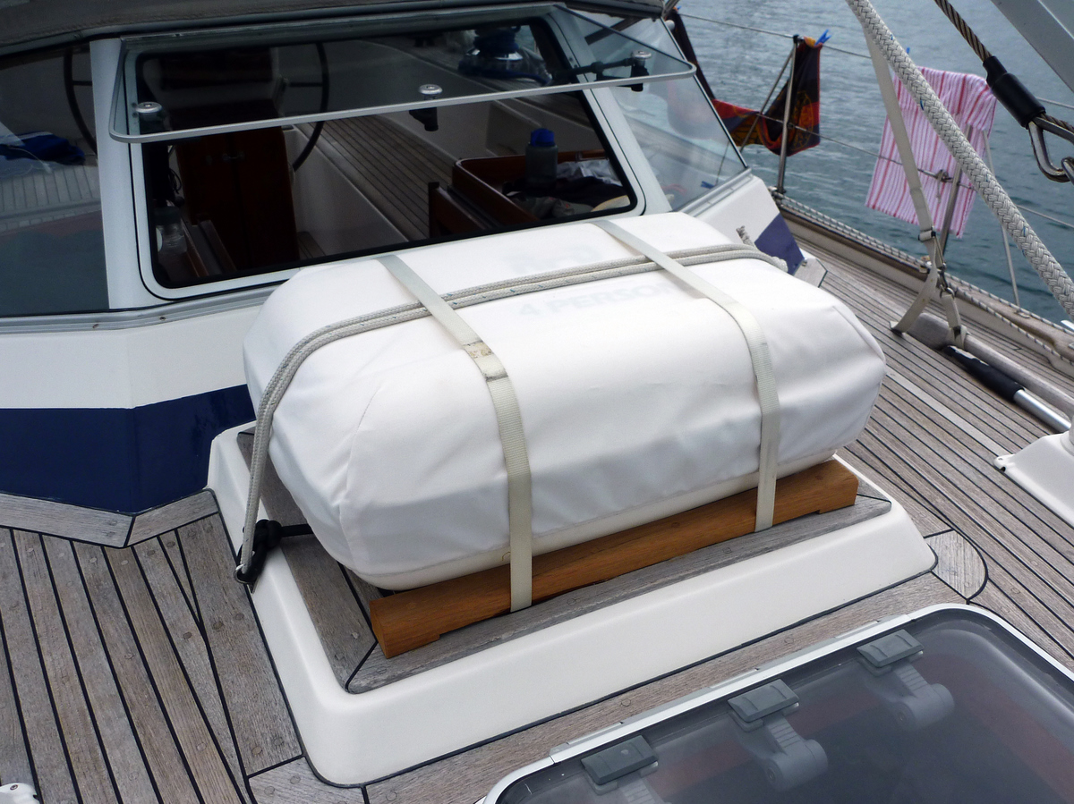 Life Raft in Position