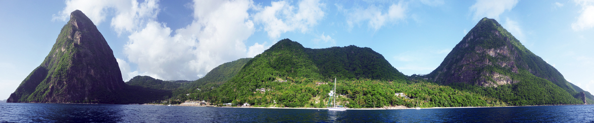 In Between the Pitons