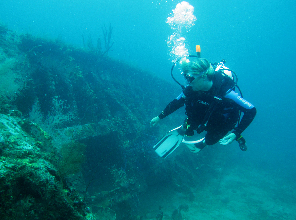 Wreck at Moliniere Point