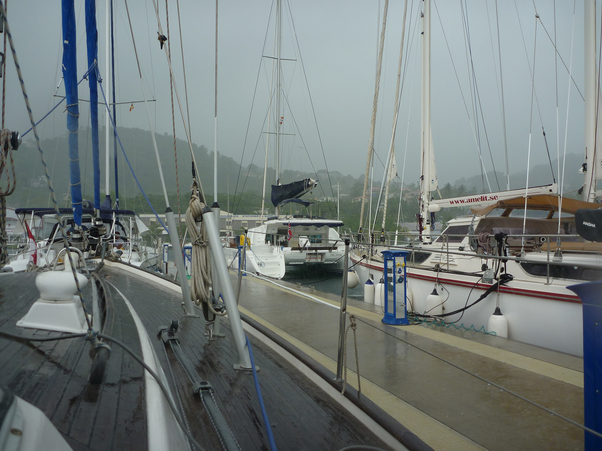 Grey Day in Port Louis Marina, Grenada