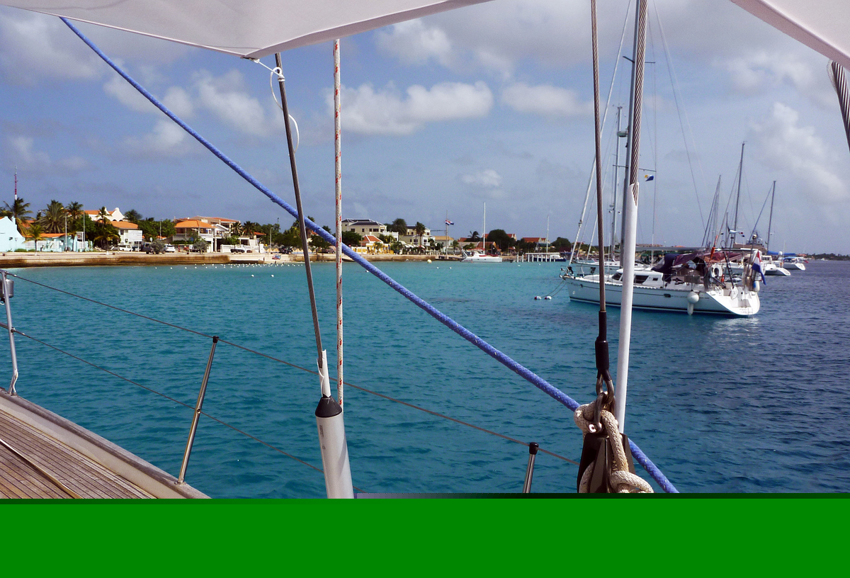 Moored in Bonaire Moored in Bonaire