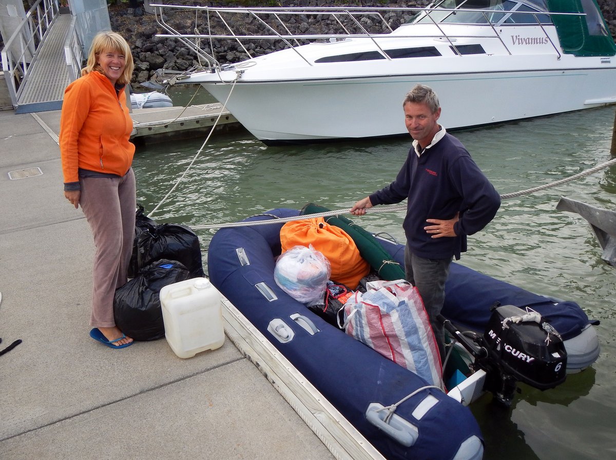 Full Circle with another load of supplies for Vanuatu Full Circle with another load of supplies for Vanuatu