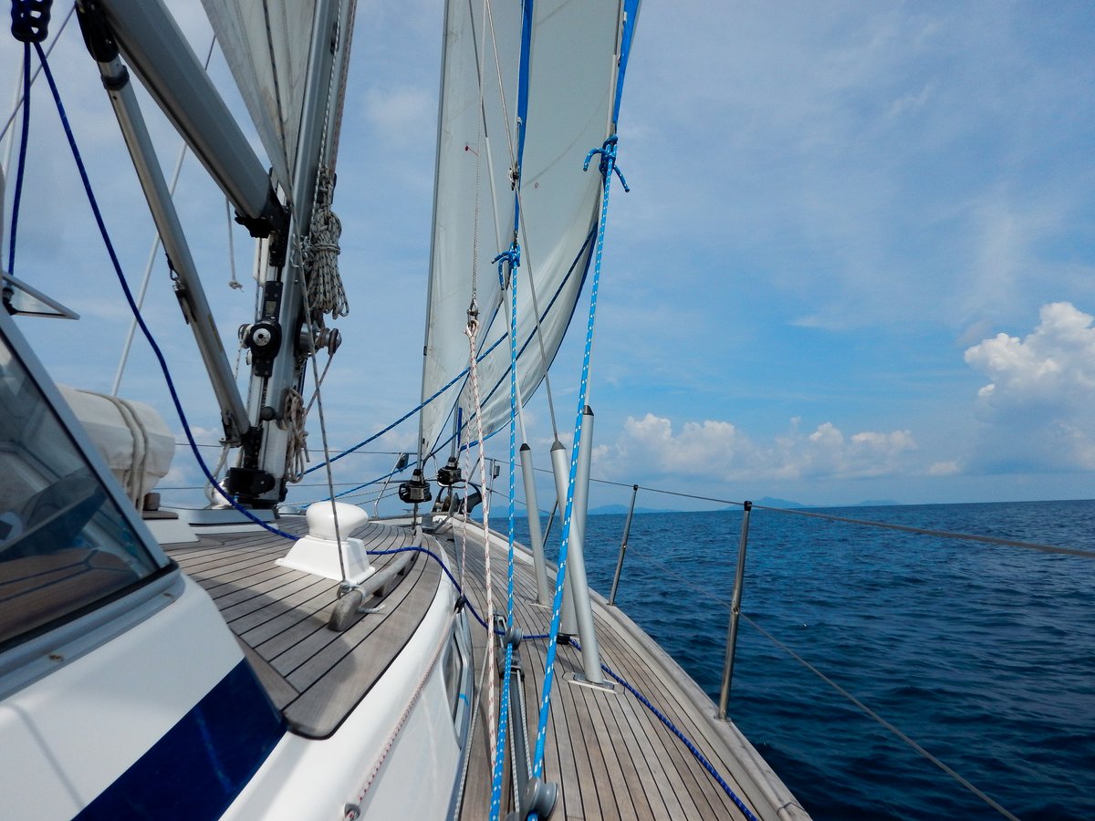 Nice sail to Jemaja Nice sail to Jemaja