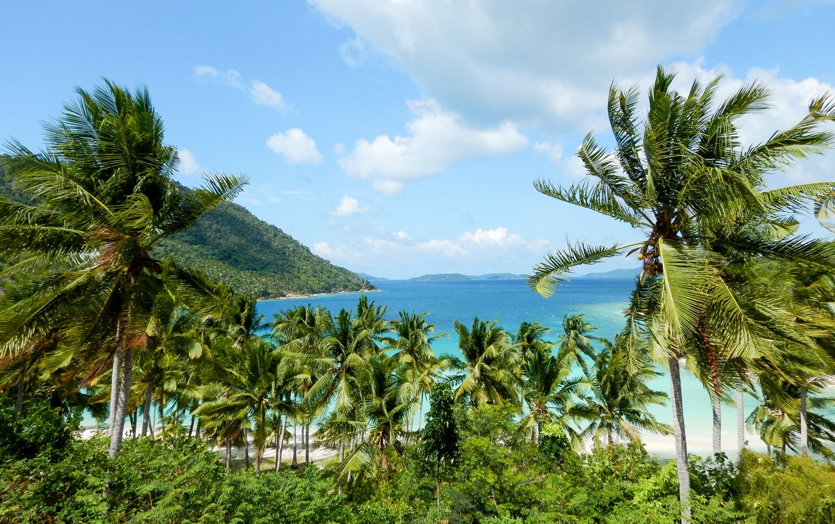 Windward side of Pulau Pedjaul Windward side of Pulau Pedjaul