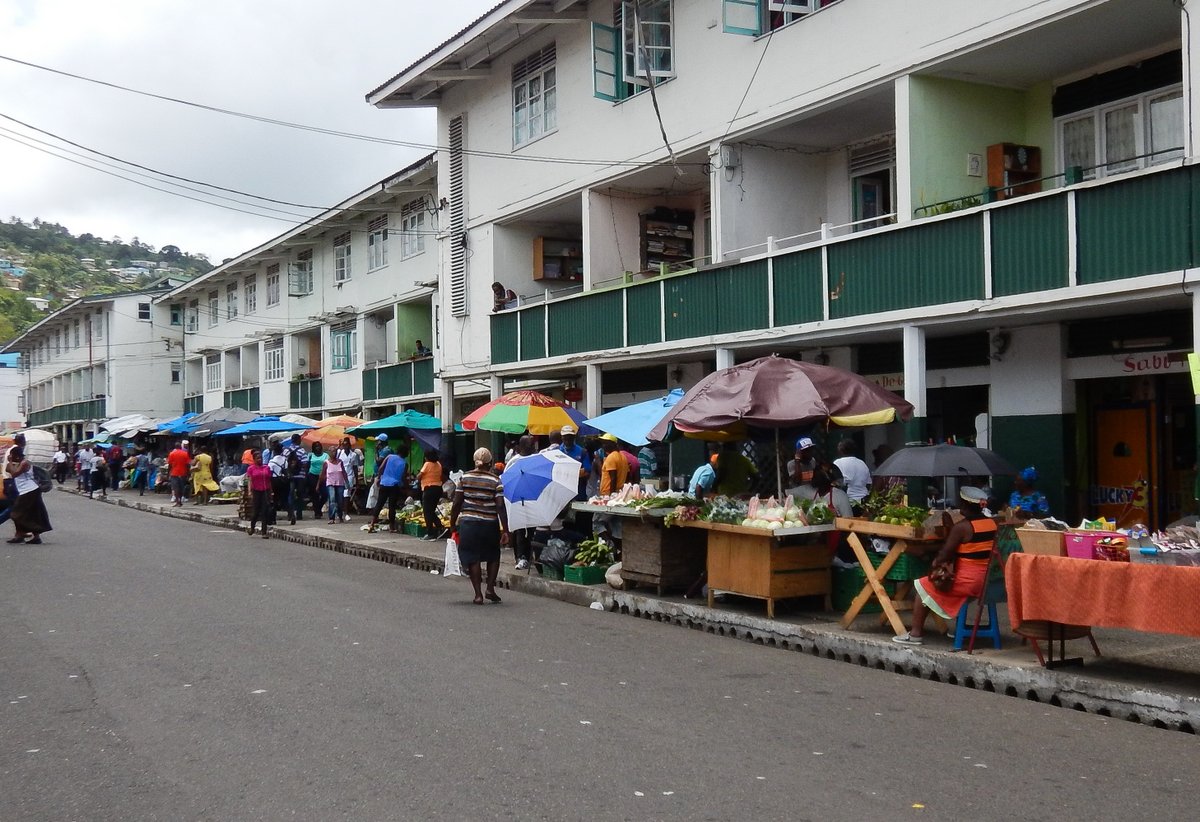 Downtown Castries Downtown Castries