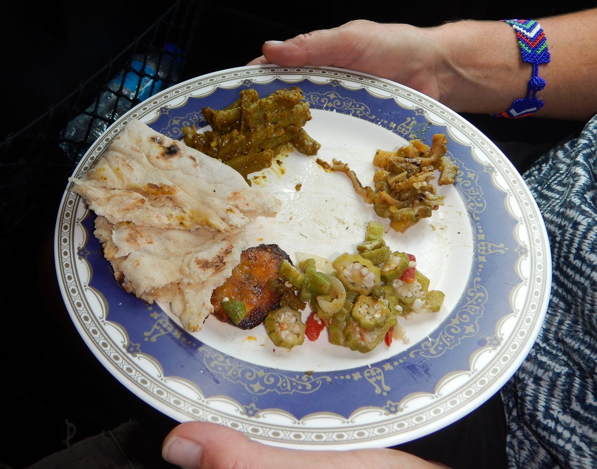 Typical plate of food on Taste of Trini Typical plate of food on Taste of Trini